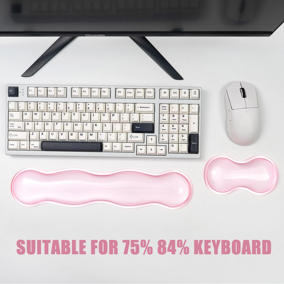 Gel Keyboard and Mouse Wrist Rest Set,Wrist pad for Computer Keyboard
