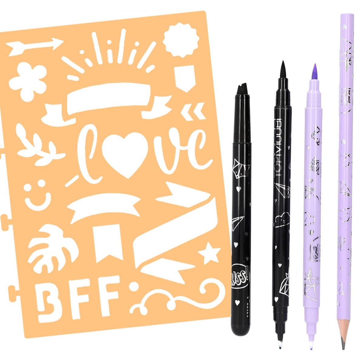 Depesche TOPModel - Colouring Book Set Handlettering (0412158)