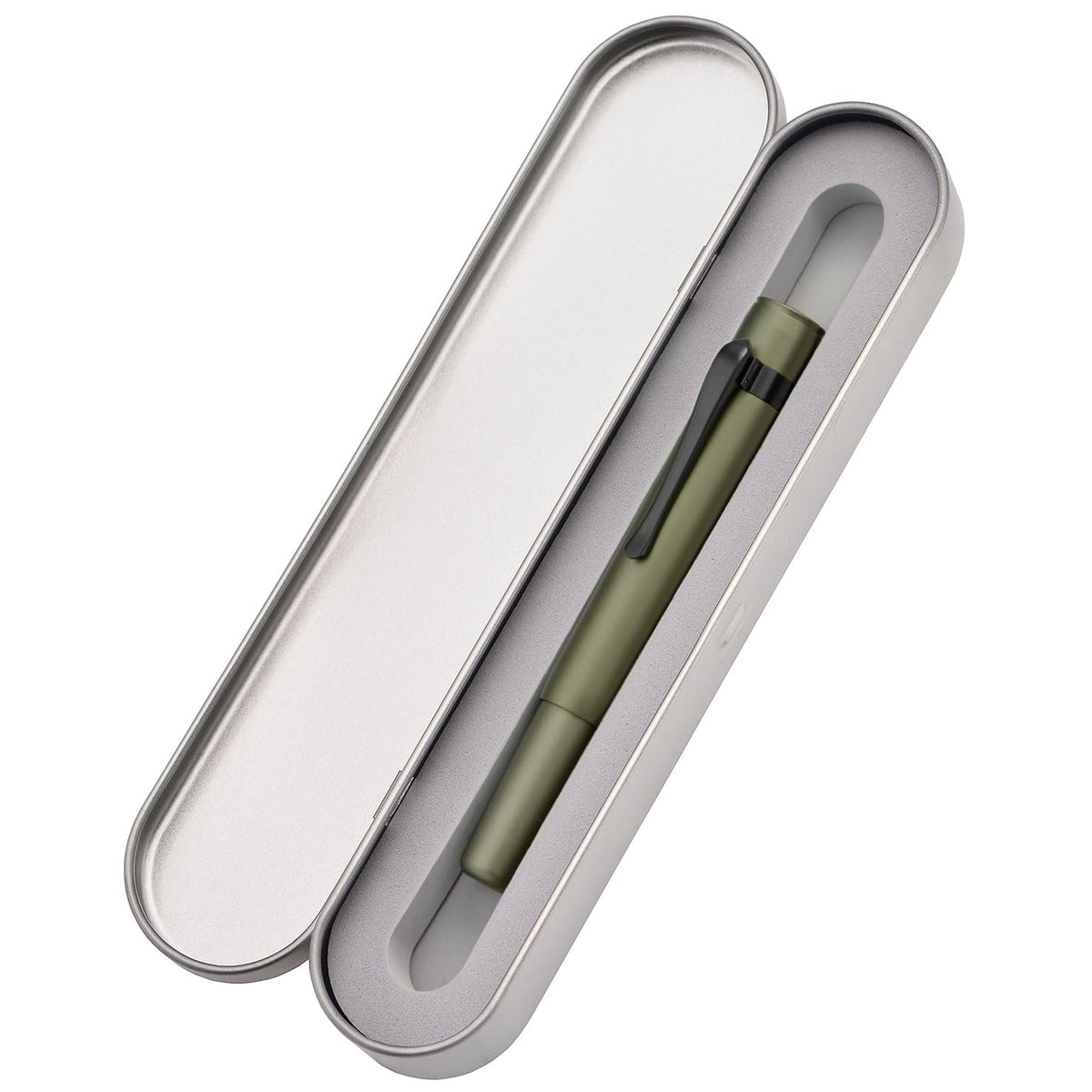 HONG DIAN M2 Black Forest Mini Fountain Pen, Fine Soft Nib & Sleek Shape Aluminium Short Pocket