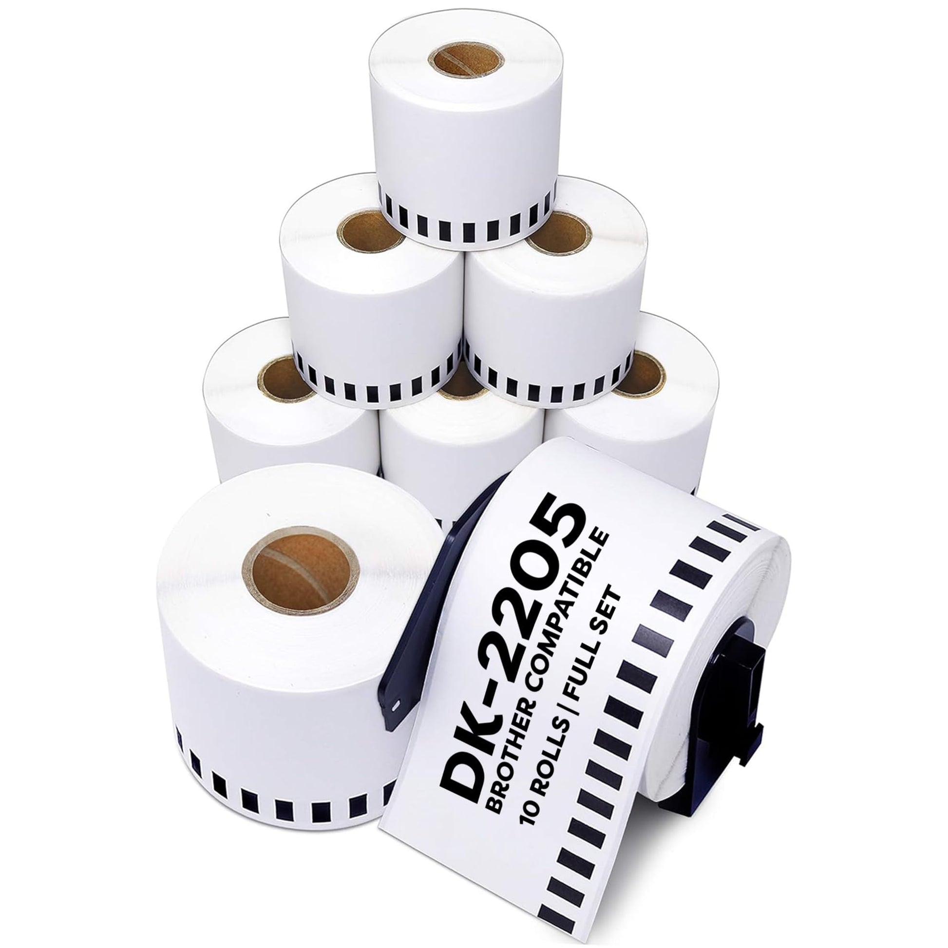 Replacement for Brother DK-2205, 2.4" Continuous Roll Direct Thermal Labels