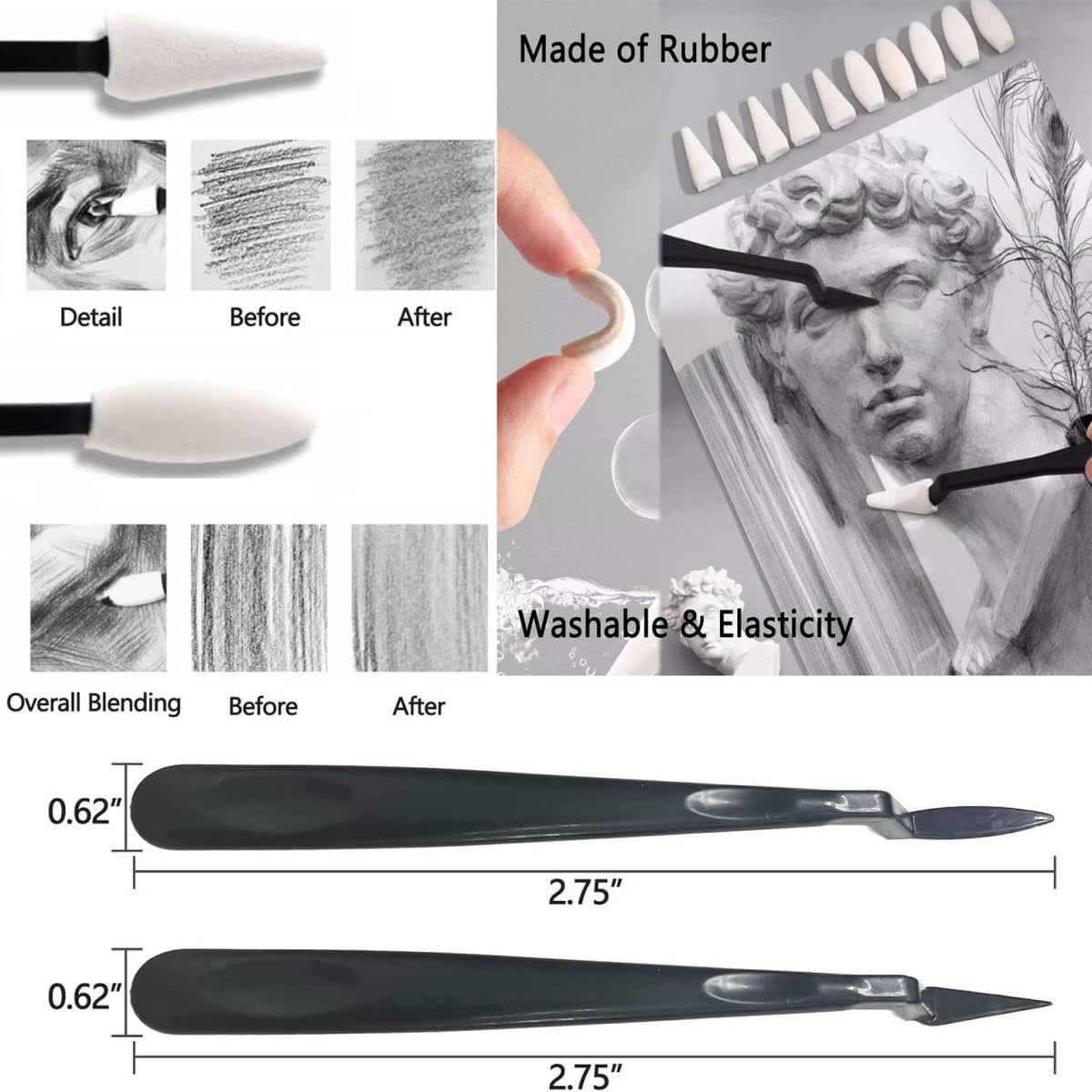 99 PCS Drawing Set, with 50 Page Drawing Pad, Coloring Book,Sketching, Graphite, Charcoal, Coloring