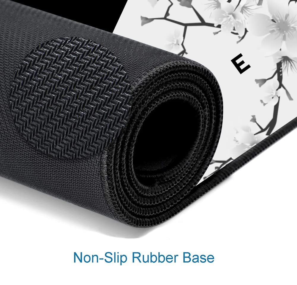SANWUMIAN Gaming Mouse Pad, Large Mouse Pads for Desk, Non-Slip Rubber Base Mousepad, Keyboard