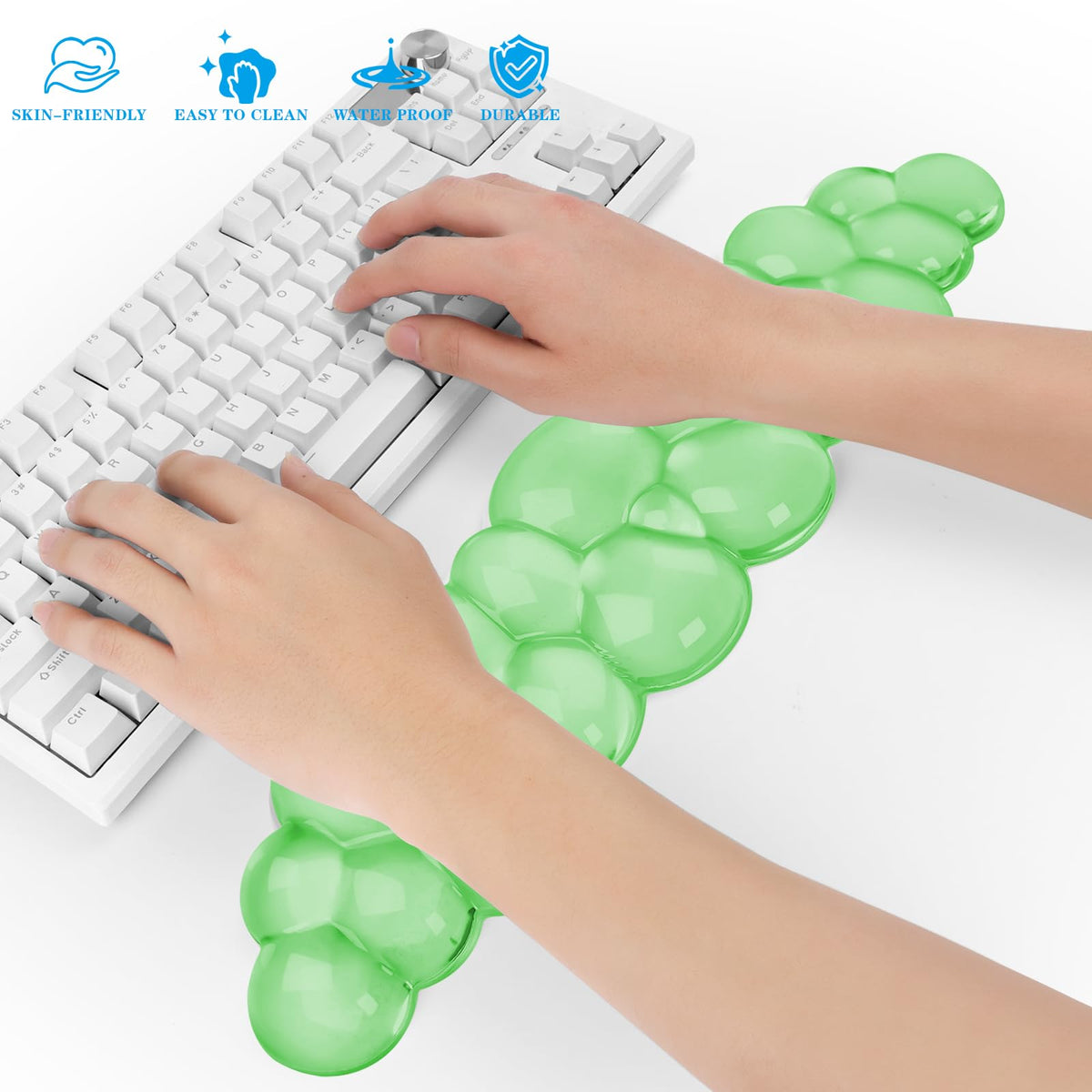 Gel Cloud Keyboard Wrist Rest, Cute Wrist Support and Arm Support Keyboard Rest for Keyboard Typing
