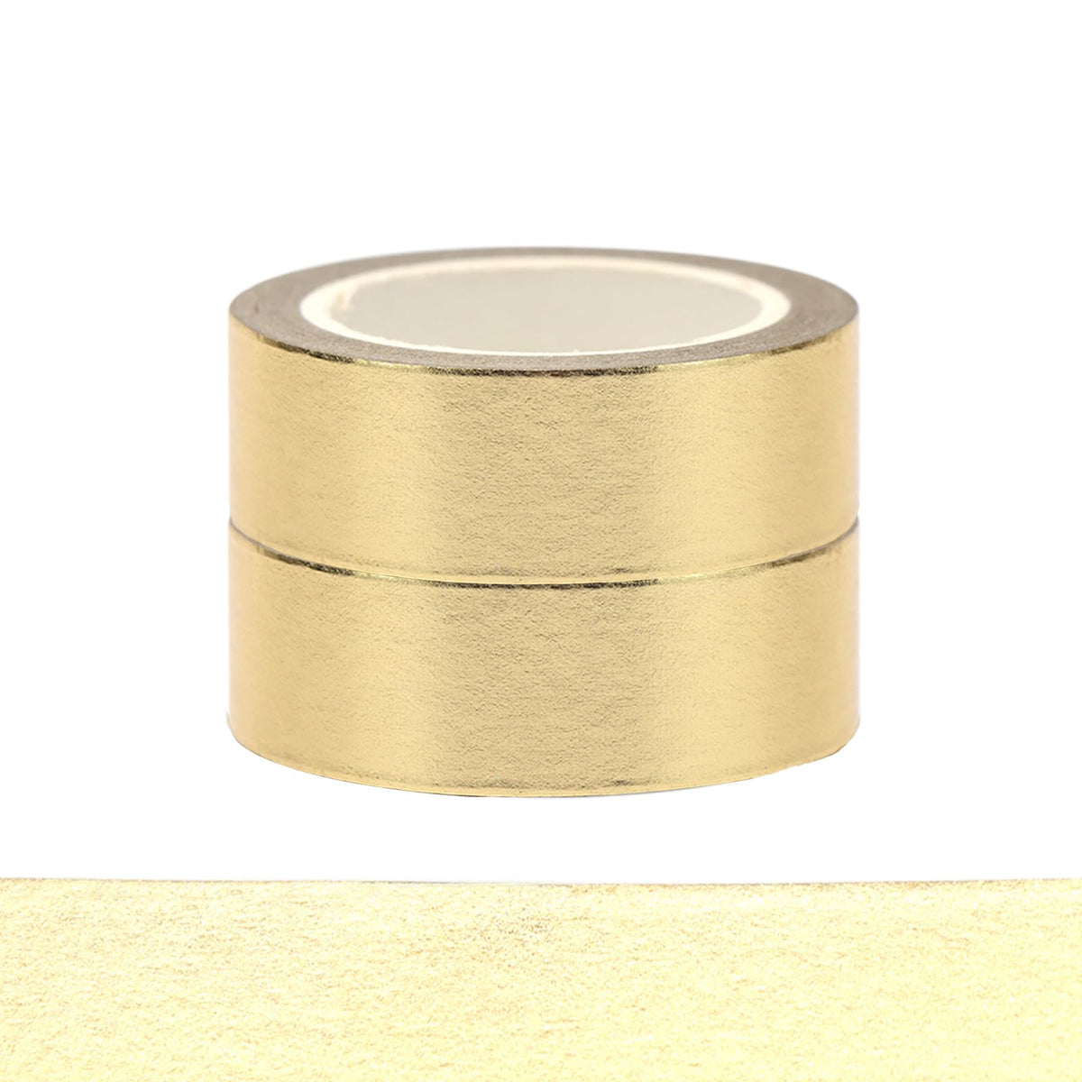 NatSumeBasics 2 Gold Foil Washi Tapes Metallic Crafts Masking Tapes