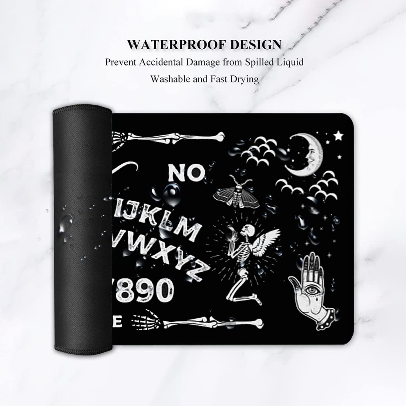 Gaming Mouse Pad & Keyboard Wrist Rest,Large Extended Mouse Pad 31.5X 11.8,Ergonomic Memory Foam