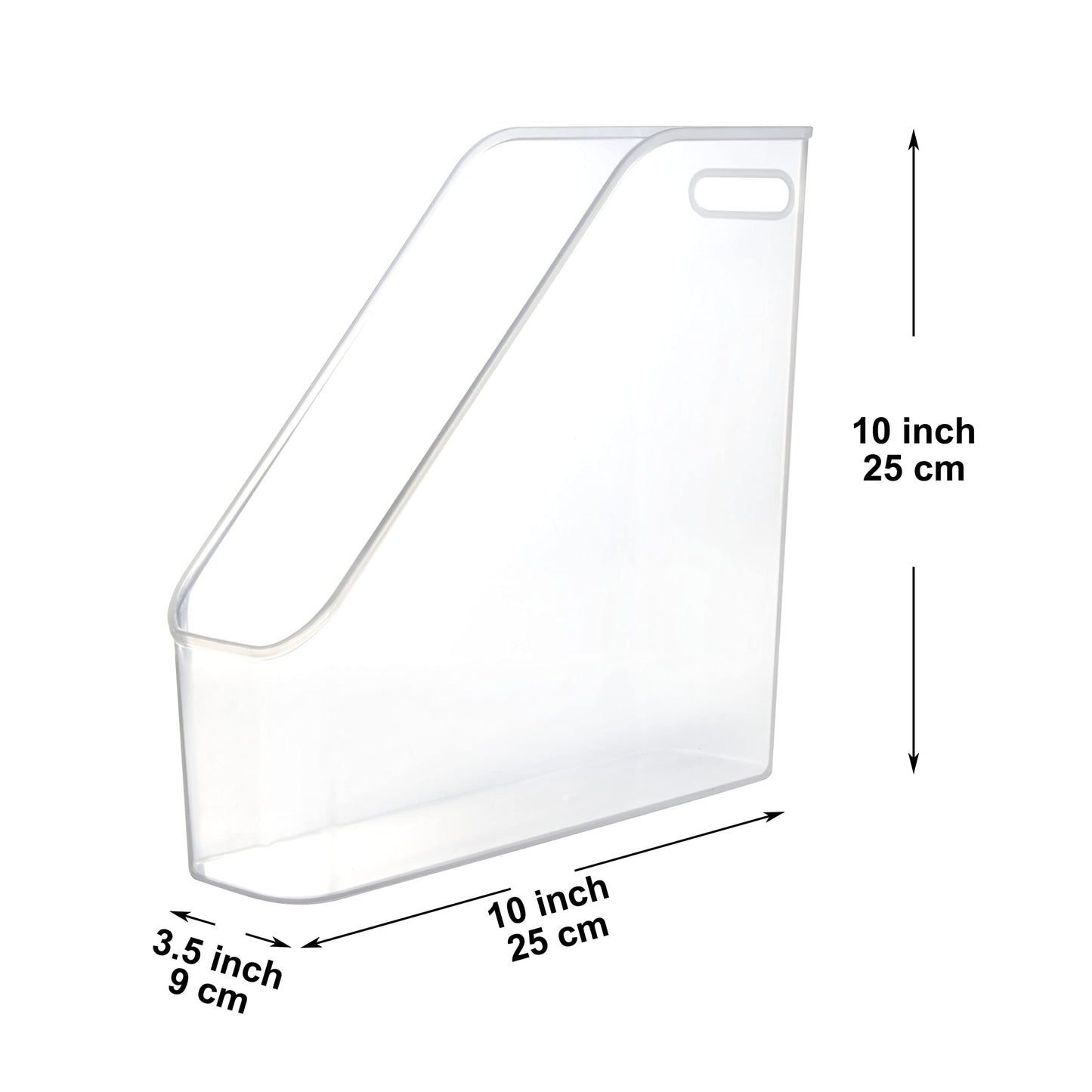 Youngever 3 Pack File Folder Bin Storage, Plastic File Folder Bin Organizer with Handle