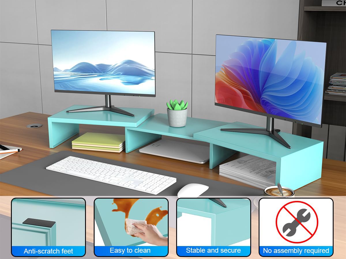 OUTIOE Dual Monitor Stand Riser