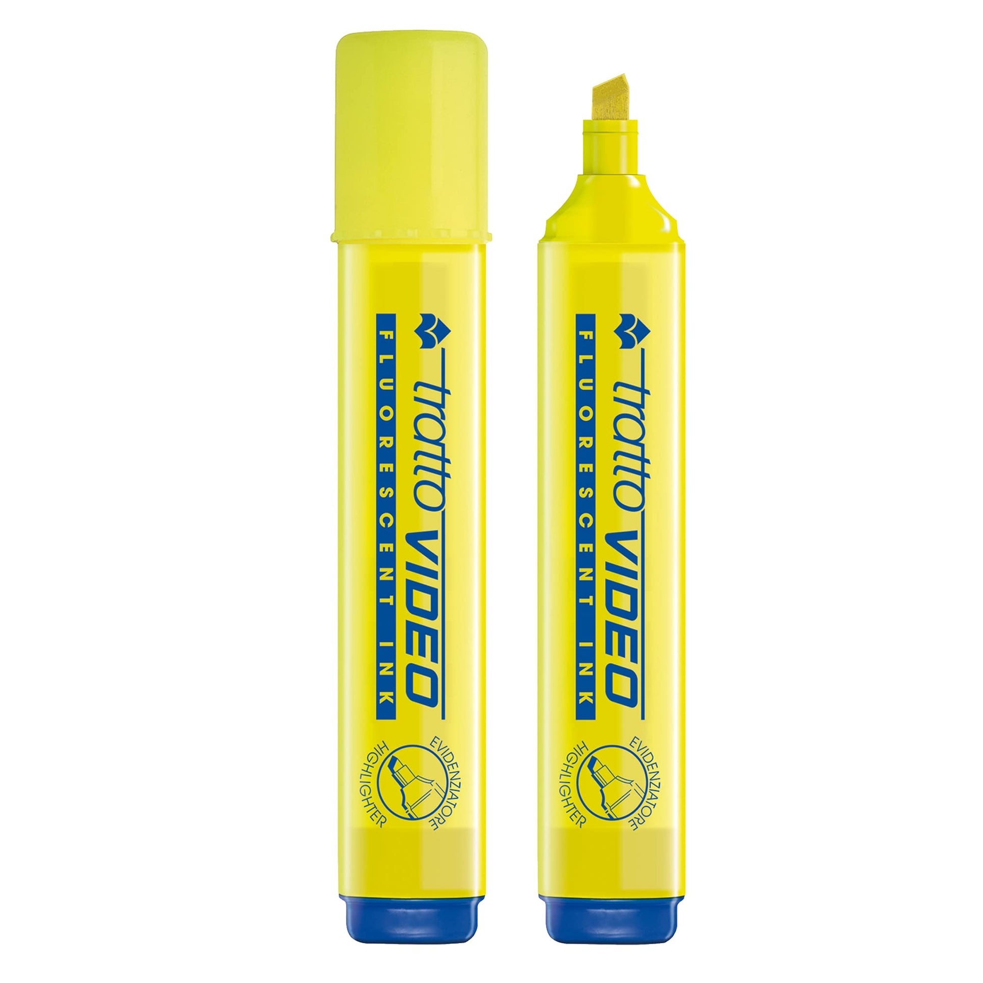 Tratto VIDEO, box/12 pieces, bright yellow