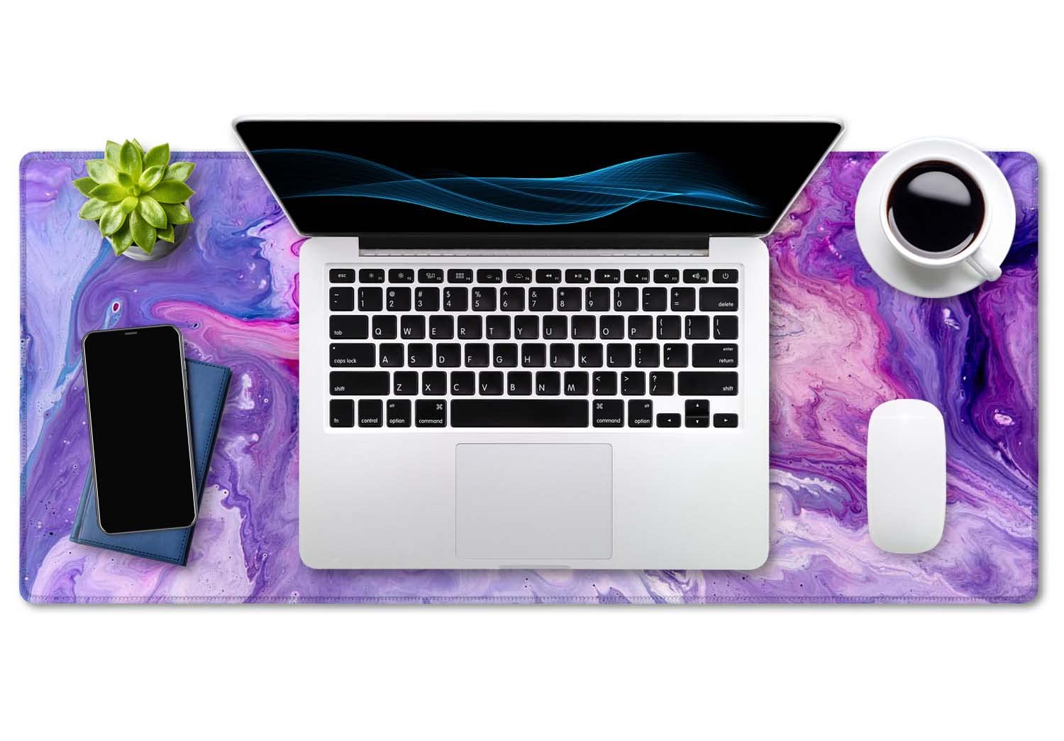 SSOIU Gaming Mouse Pad, Extended Mouse Pad, 35.5x15.7inch XXL Large Big Computer Keyboard Mouse Mat