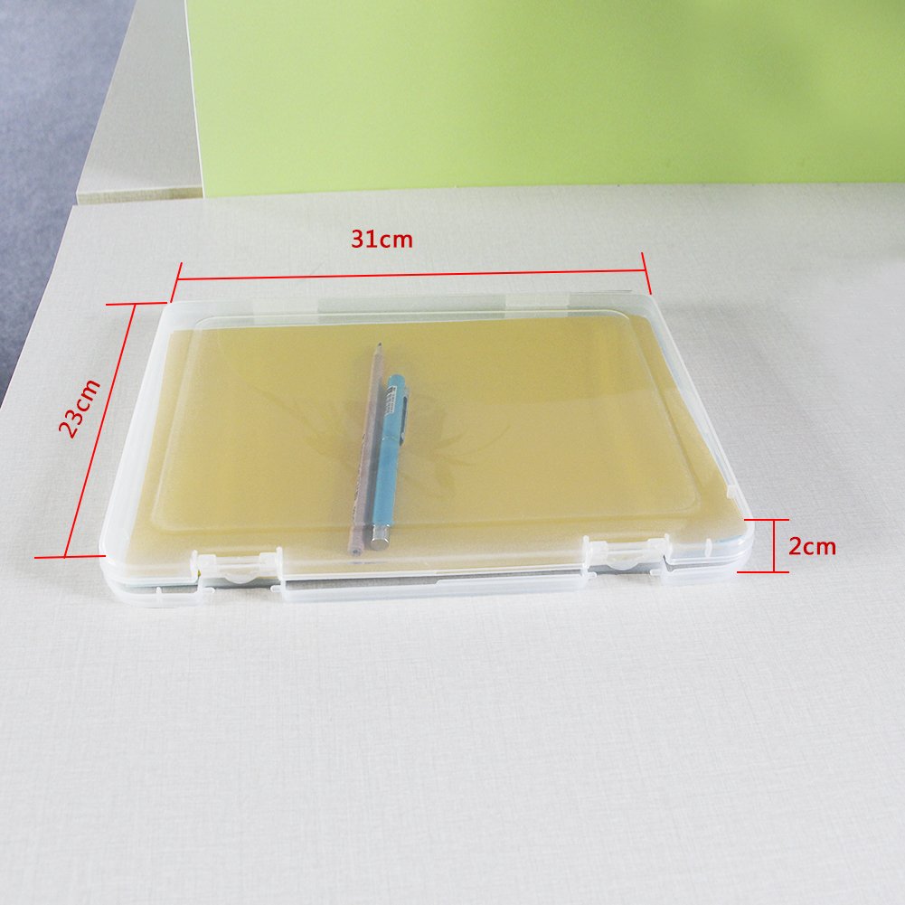 Co-link A4 File Organizer Plastic Document Holder Magazine Protectors Paper Tray (2pcs)