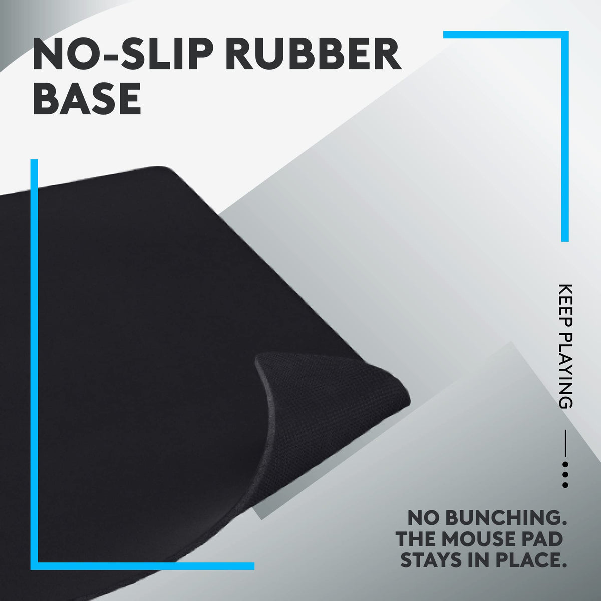 Logitech G840 XL Cloth Gaming Mouse Pad (900x400x3) - Black