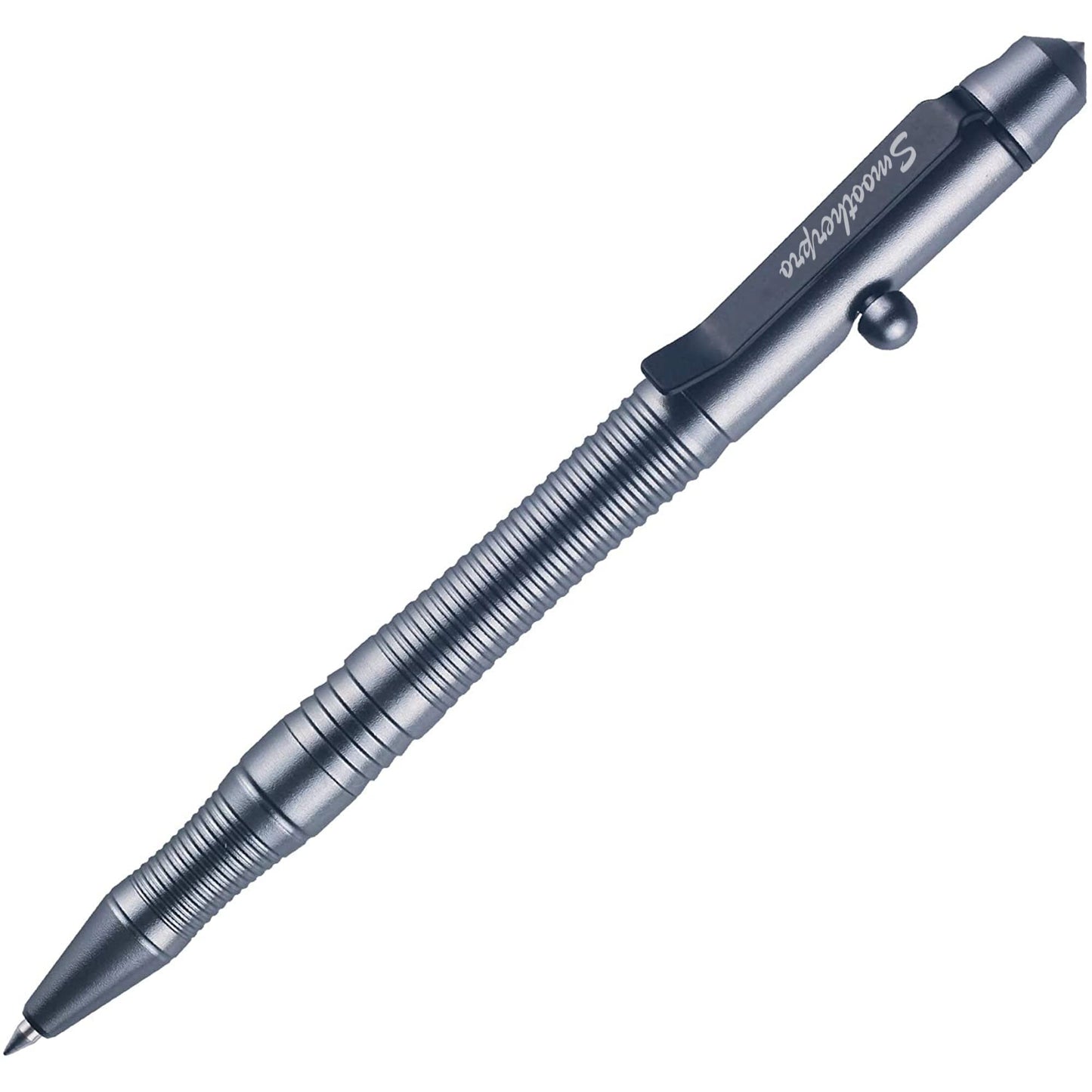 SMOOTHERPRO Aluminum Bolt Action Pen Compatible with Pilot G2 Refill, Gray