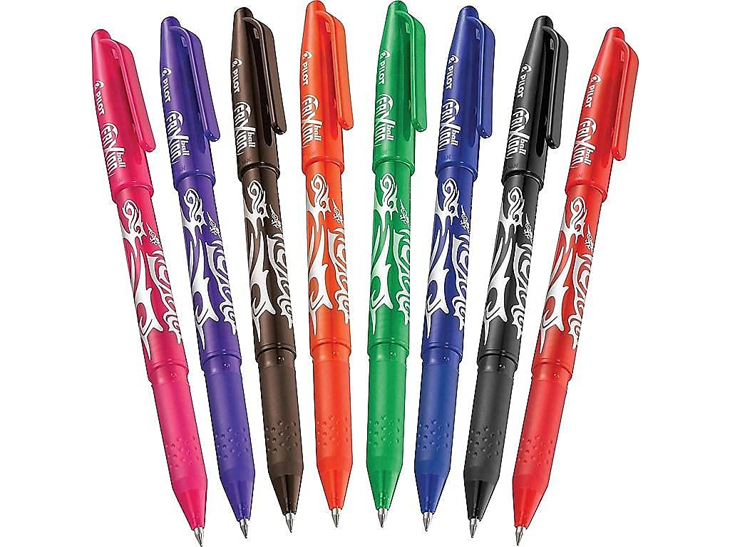 PILOT Pen 31569 FriXion Ball Erasable &, Assorted Color Inks, 8-Pack Pouch