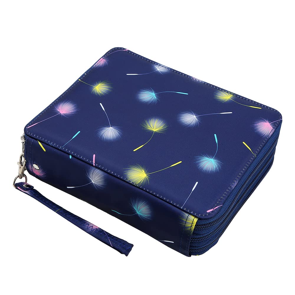 Lbxgap 124 Slots Pencil Case Organizer w/Removal Handle Strap