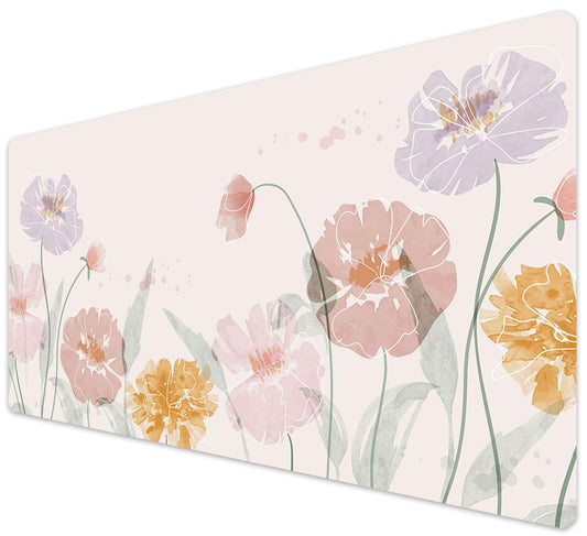 French KOKO Desk Mat, Large Desk Pad Large Mouse Pad Cute Big Desk Pad XXL Extended Gaming Mouse