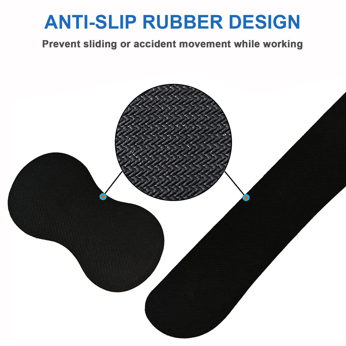 Keyboard Wrist Rest and Mouse Pad Wrist Rest Set with Coasters [4Pcs], Ergonomic Support, Non-Slip