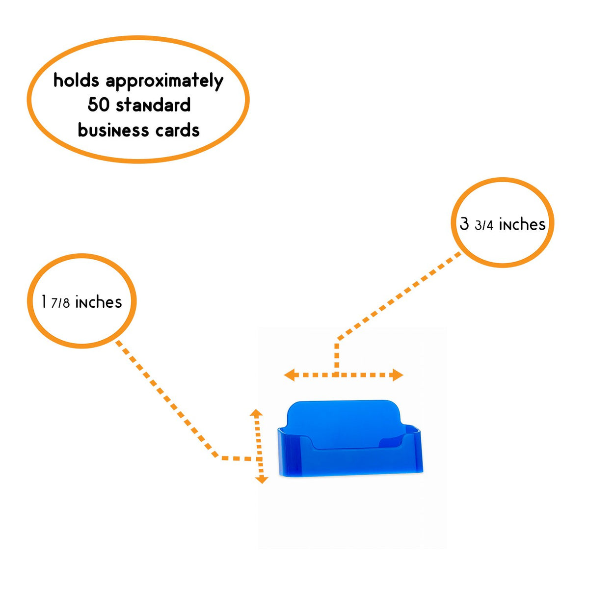 SOURCEONE.ORG Premium Acrylic Business Card and Gift Card Holder