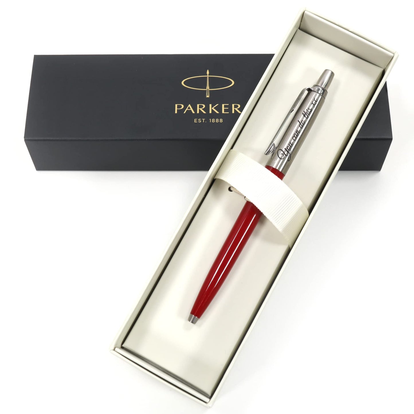 Personalized Custom Parker Jotter Pen + Gift Box | Design A Truly Unique Present | Laser Engraved