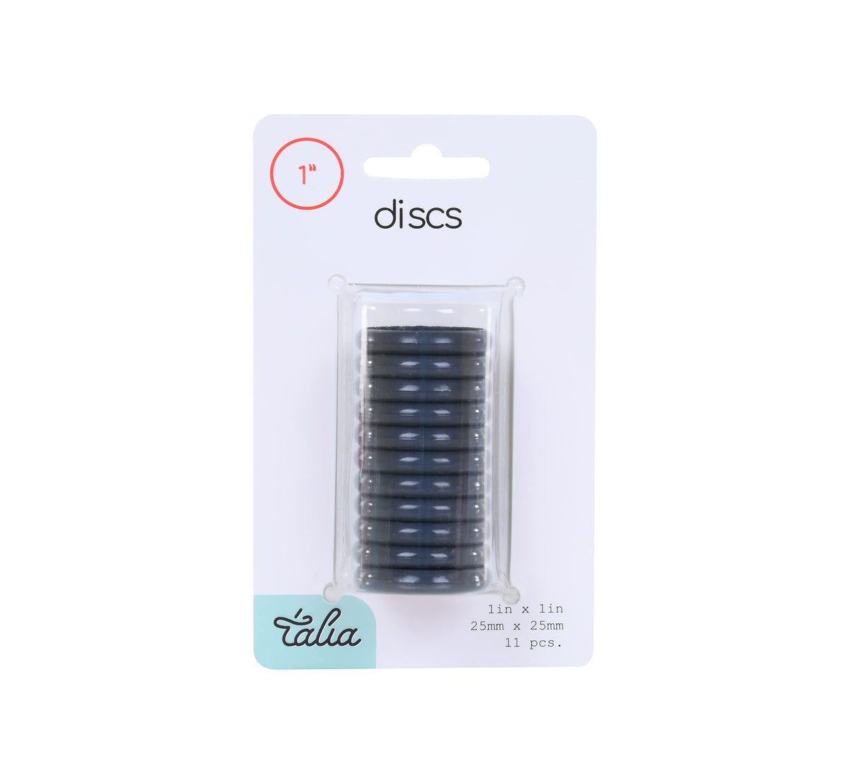 Talia Discbound Notebook - Discs (Charcoal, 1inch)