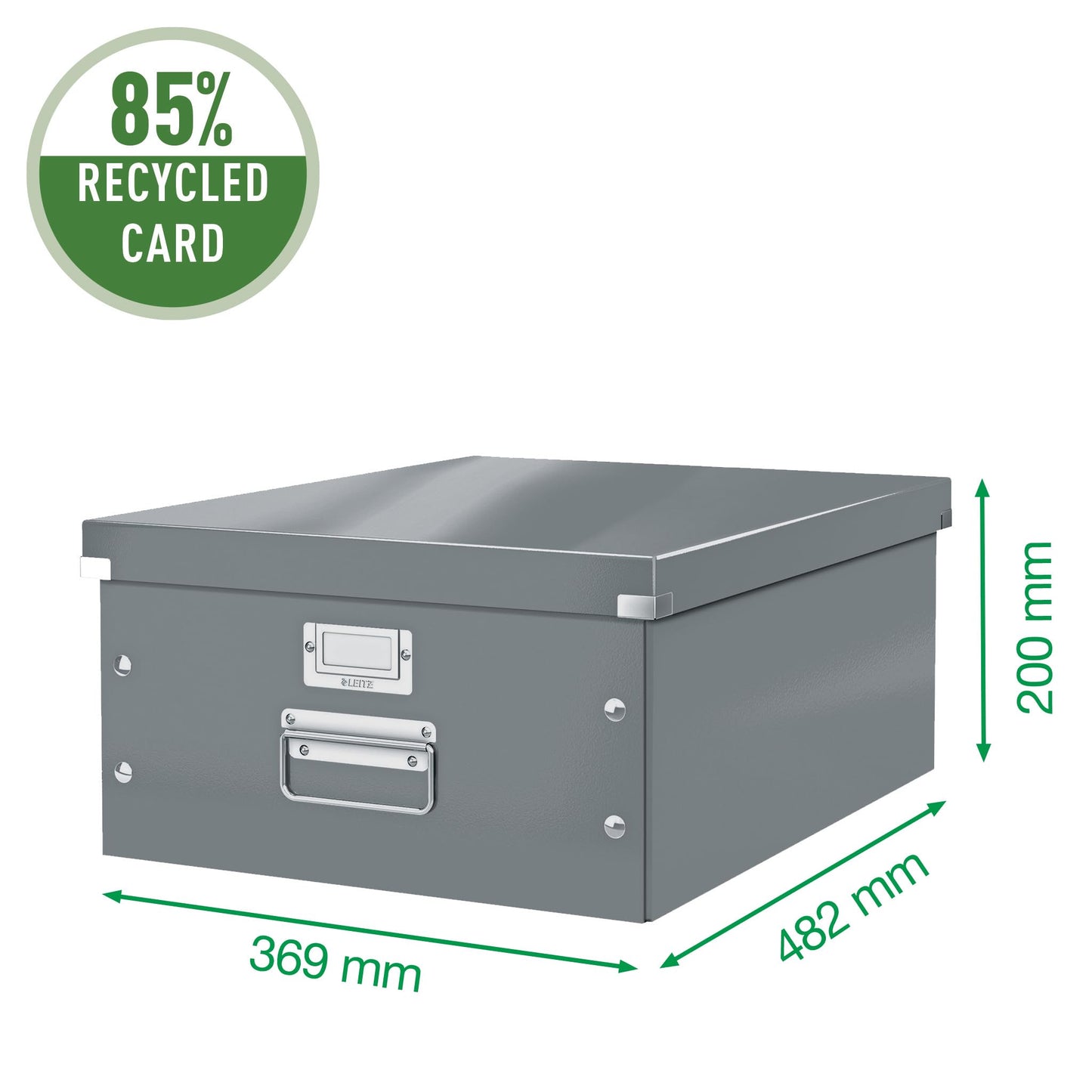 Leitz A5 Storage Box, Click and Store Range 60430001 - Small, White Storage Box A3