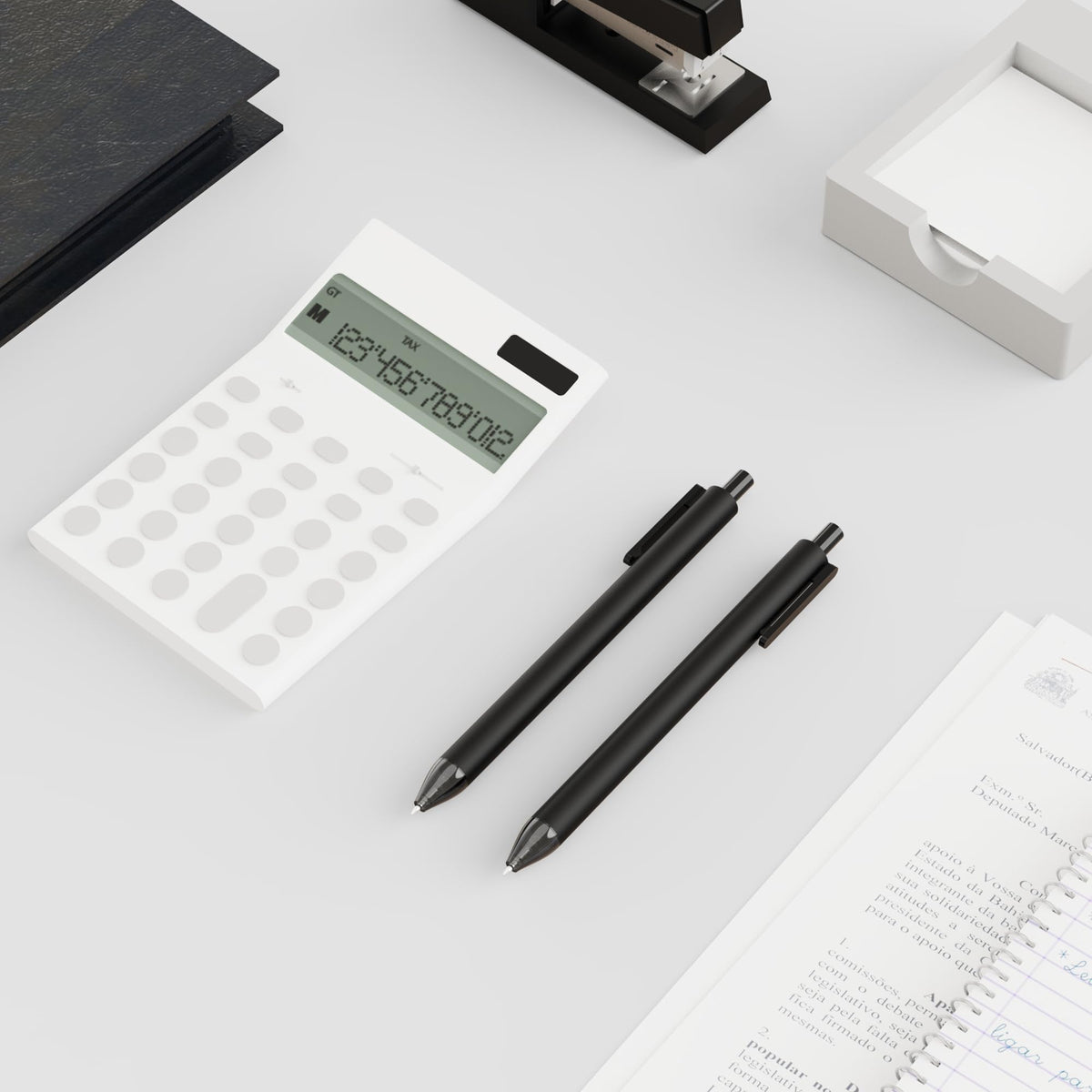 deegtran Pens Bulk, 50 Pack Smooth Black Ink Ballpoint Pen, Wholesale Retractable Pens, No Bleed