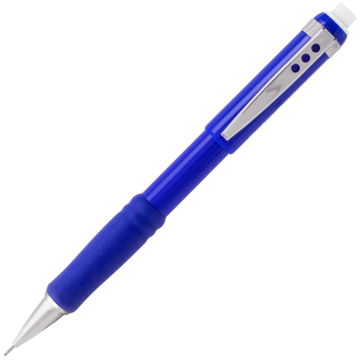 Pentel Twist Erase III Premium Mechanical Pencil 0.5mm 4 pack Assorted Barrels (1 each Black, Blue