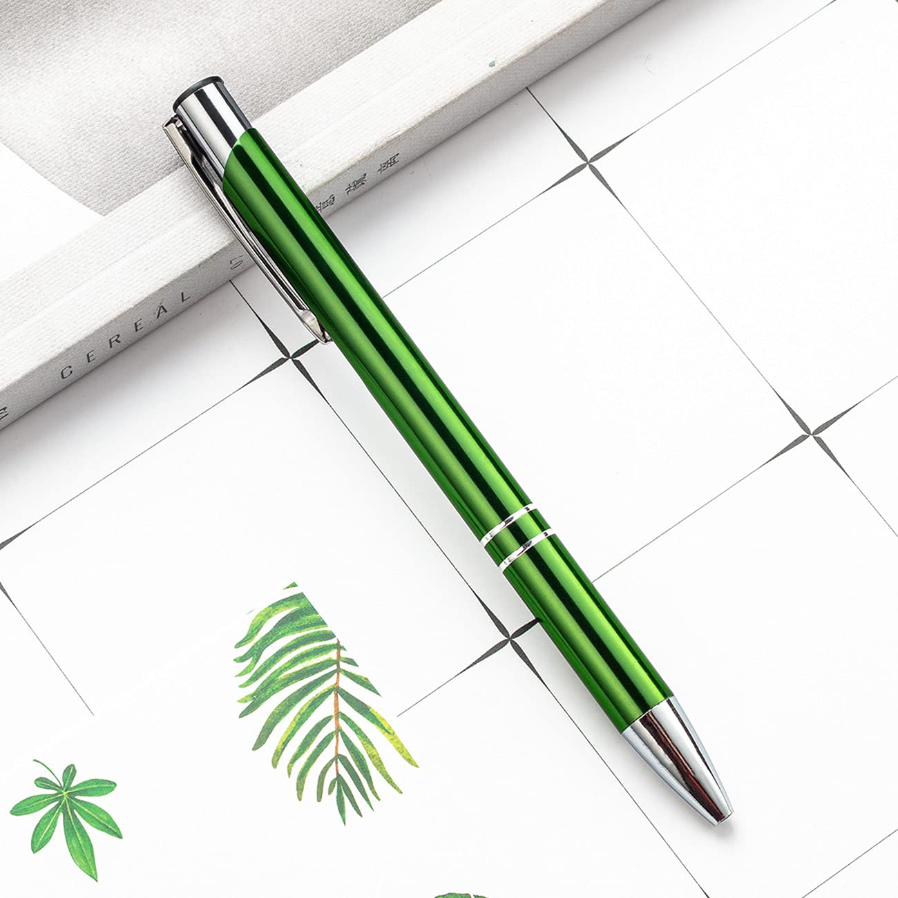 Personalized Black Ink Pen for Events, Trade Shows-Pack of 50