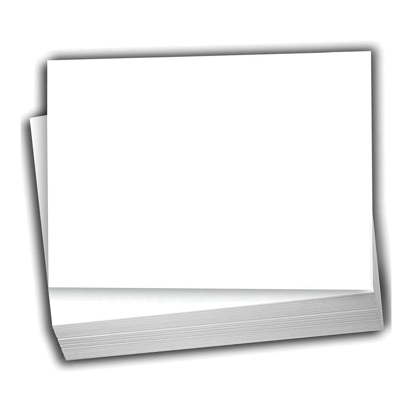 Hamilco White 80lb Cover Heavy 5x7 Index Cards & Recipe Cards (100PK)