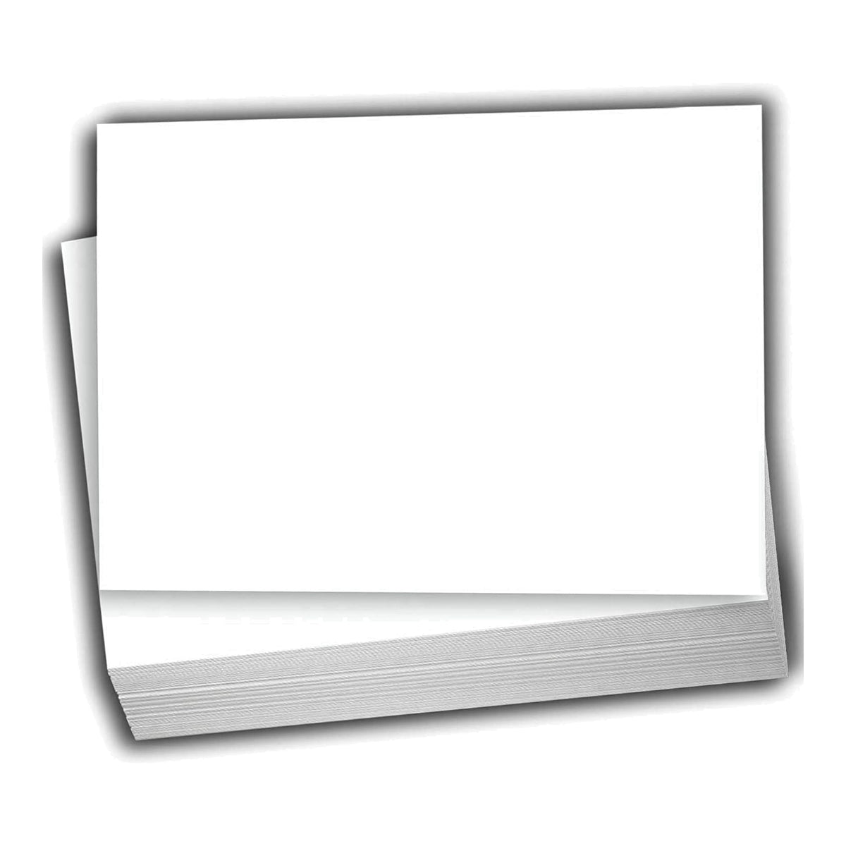 Hamilco White 100lb Cover Heavy 5x8 Index Cards & Recipe Cards (100PK)