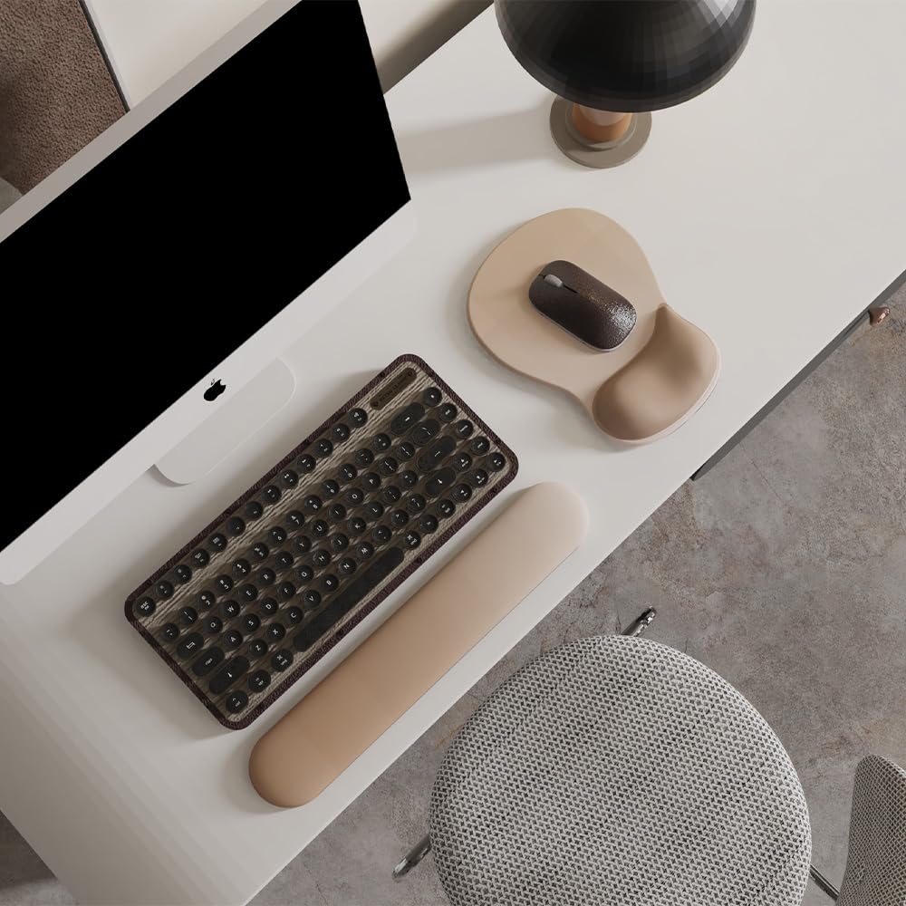 ErgoComfort Gel Wrist Rest Mouse Pad-Ergonomic Office Mousepad with Wrist Support-Non-Slip, Design