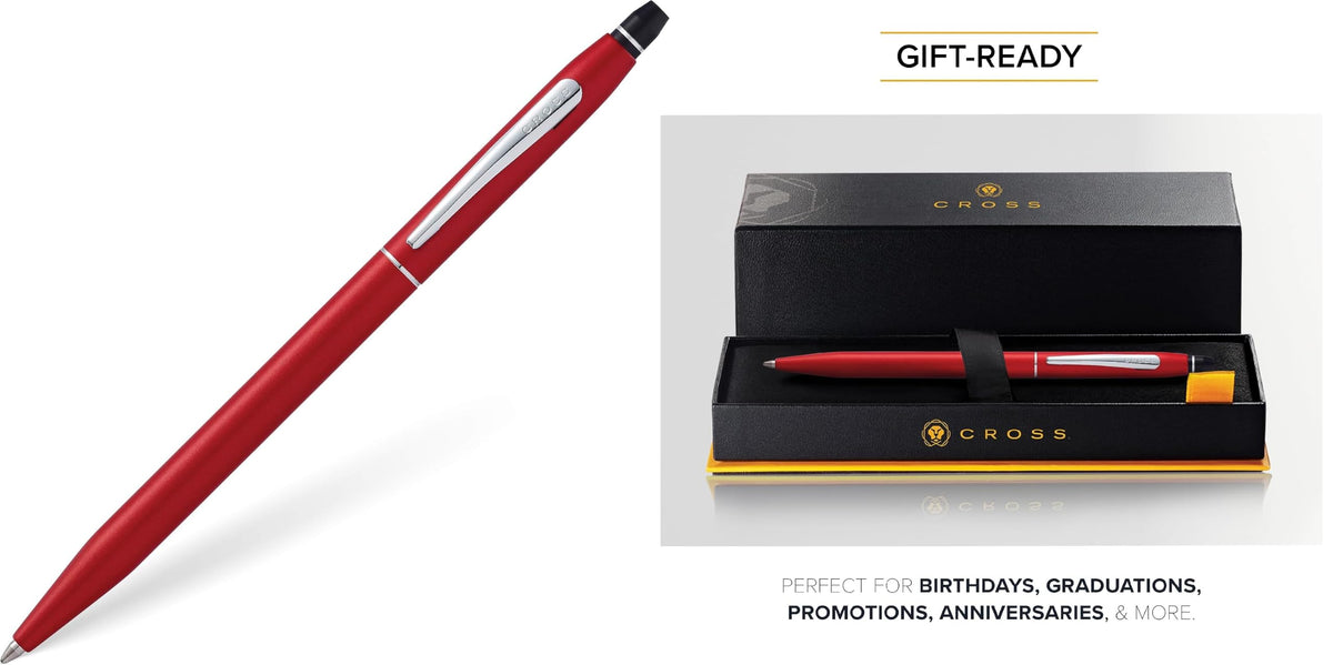 Cross Click Refillable Ballpoint Pen, Medium Ballpen, Includes Bonus Refill, Premium Gift Box