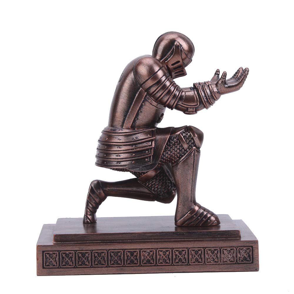 Amoysanli Knight Pen Holder Desk Organizers and Accessories as Gift Red