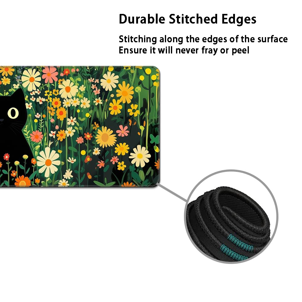 Desk Mat, Large Gaming Mouse Pad with Wrist Rest, 4 in1 XXL Mouse pad+Keyboard Wrist Rest+Mouse Pad