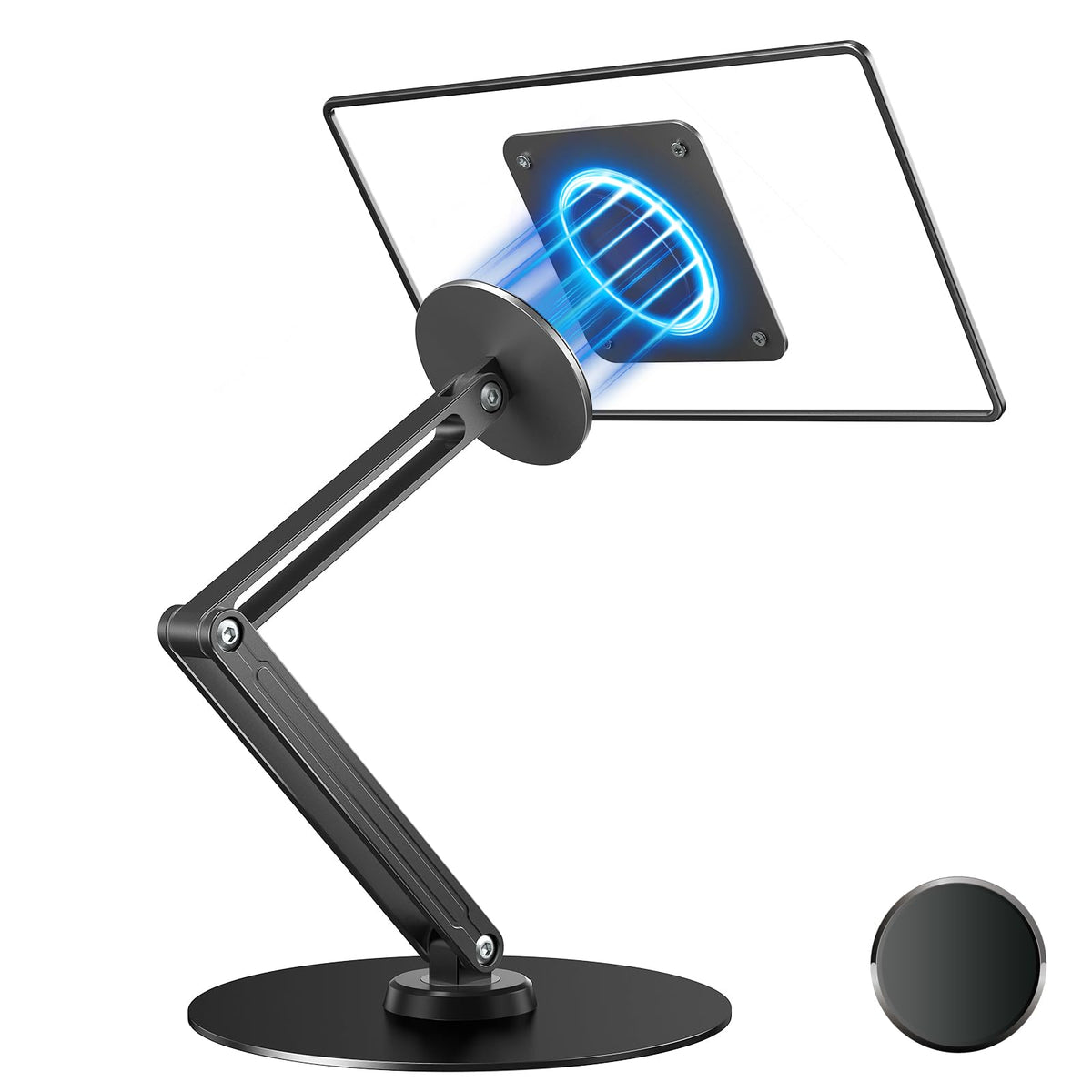 UPERFECT Magnetic VESA Stand, Adjustable Aluminum Arm for Portable Monitor