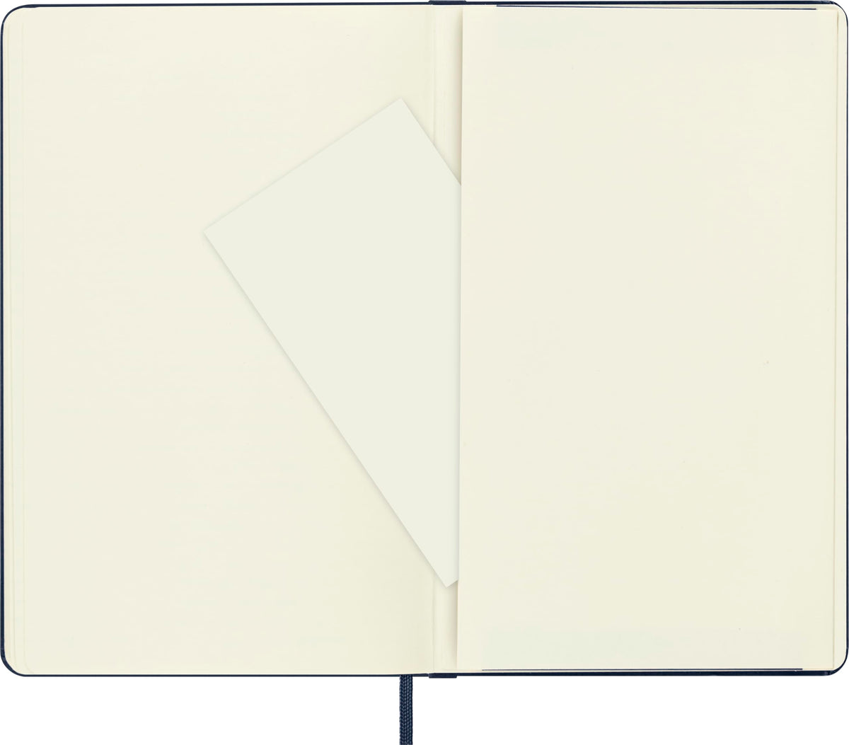 Moleskine Art Sketchbook, Hard Cover, Large (5" x 8.25") Plain/Blank, Sapphire Blue, 104 Pages