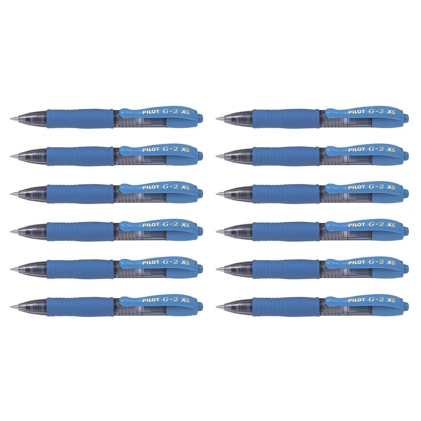 Pilot G207 Pixie Retractable Gel Rollerball 0.7 mm Tip (Box of 12) - Light Blue