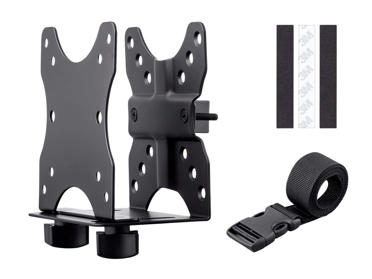Monoprice Computer Case CPU Holder - Thin Client Mini PC Multi-Mount, Works with Mini PCs Up to 2.9