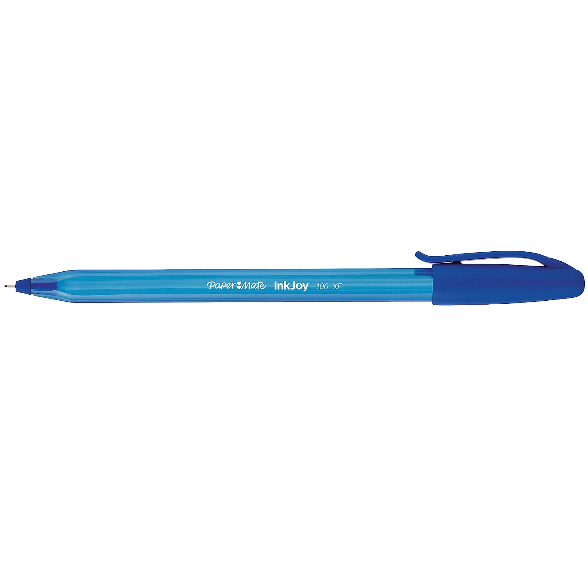 Paper Mate InkJoy 100ST Ballpoint Pens | Ultra Fine Point (0.5 mm) | Blue | 50 Count