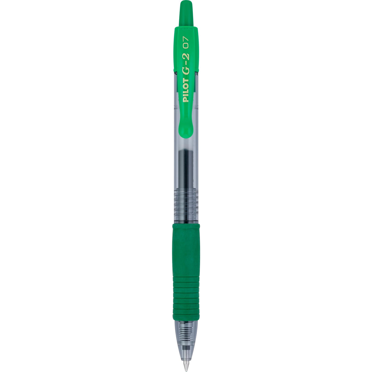PILOT G2 Premium Gel Roller Pens, Green Ink Pens Fine Point, Pack of 12