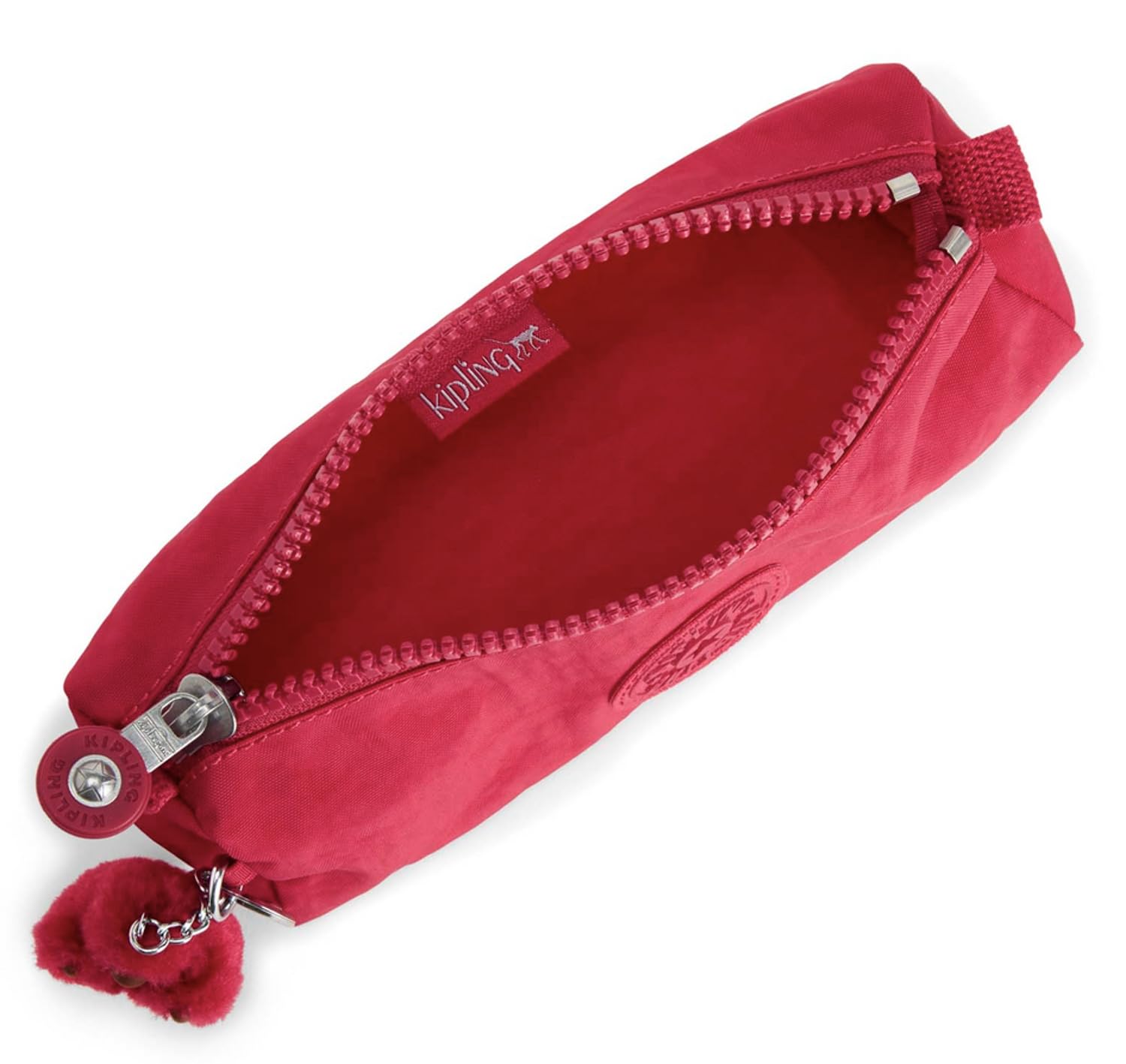 Kipling Freedom Medium pencase, Pouches, Cases, True Pink, One Size, FREEDOM