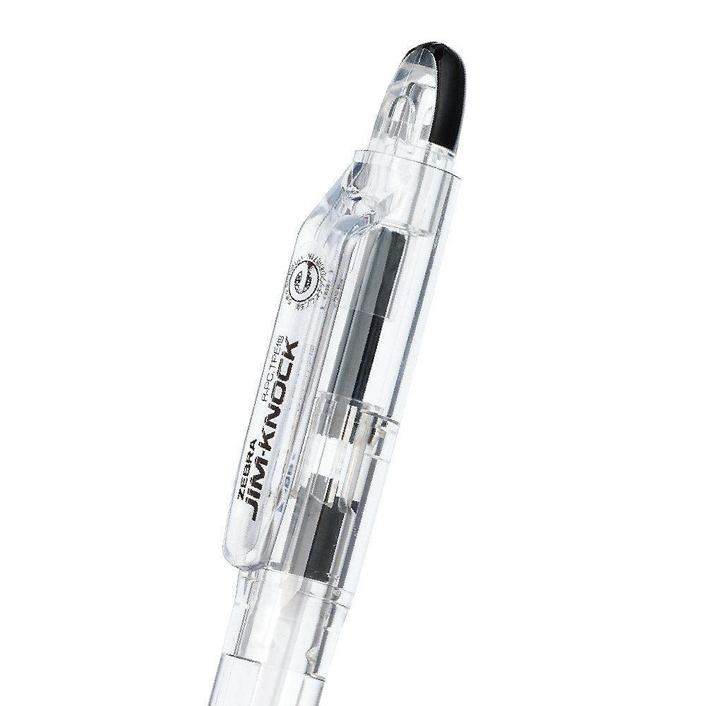ZEBRA B-KRB-100-BK Permanent Ballpoint Pen, Gym Knock, 0.7, Black, 10 Pens