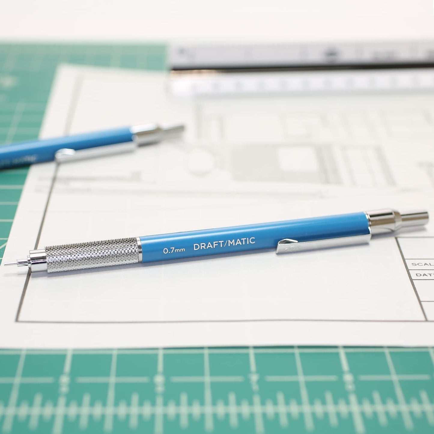 Alvin, Draft-Matic Mechanical Pencil, 0.3mm, Stainless Steel Drawing and Design Tool for Students