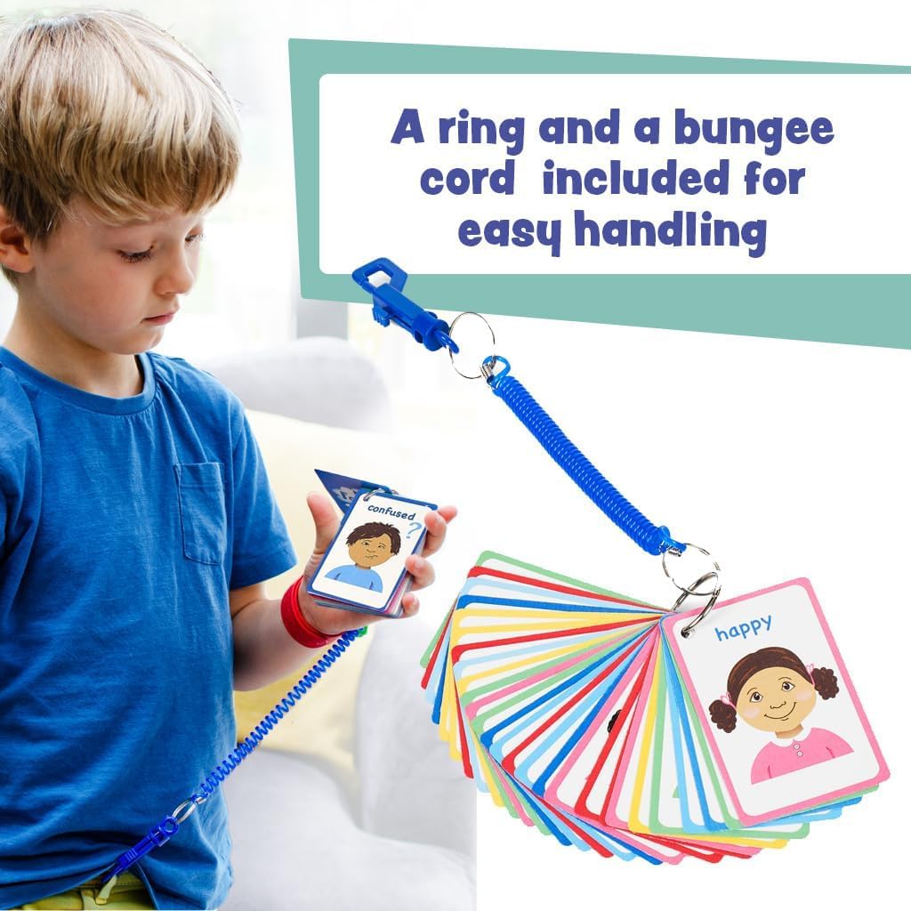My Feelings and Emotions 27 PECS Flashcards for SEN Special Ed, Autism as Cue Cards, Aiding with