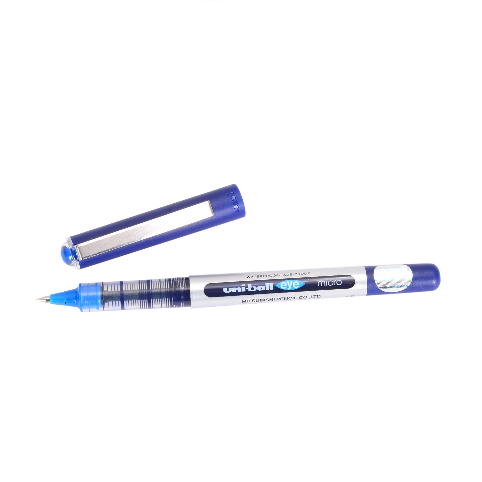 Uni-ball Eye Micro Ub-150 Gel Ink Pen - 0.5 mm - 10 Pcs - Blue