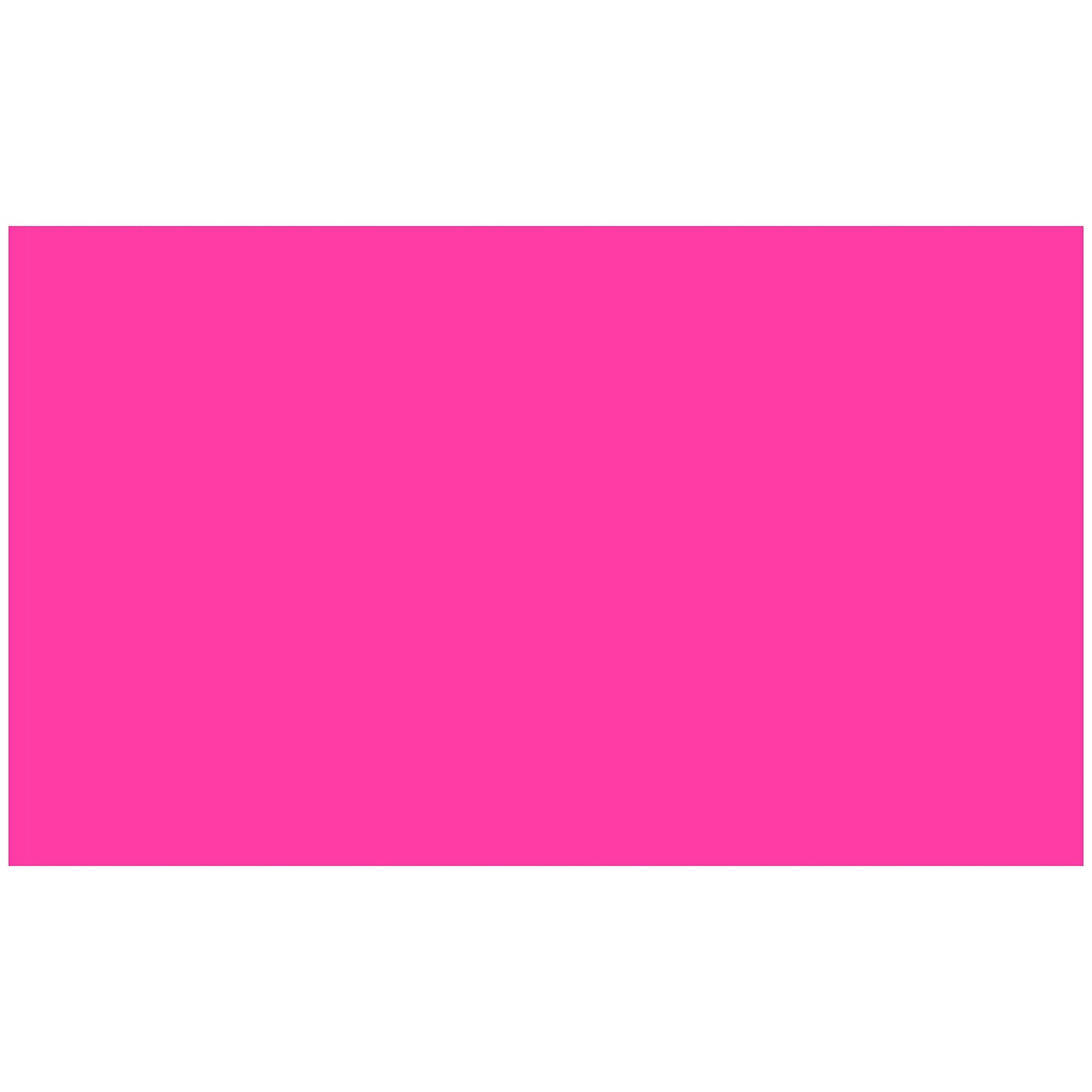 Colonial Cards: 150 Color Cardstock 3" x 5" Index Cards, Bright Pink, Unruled