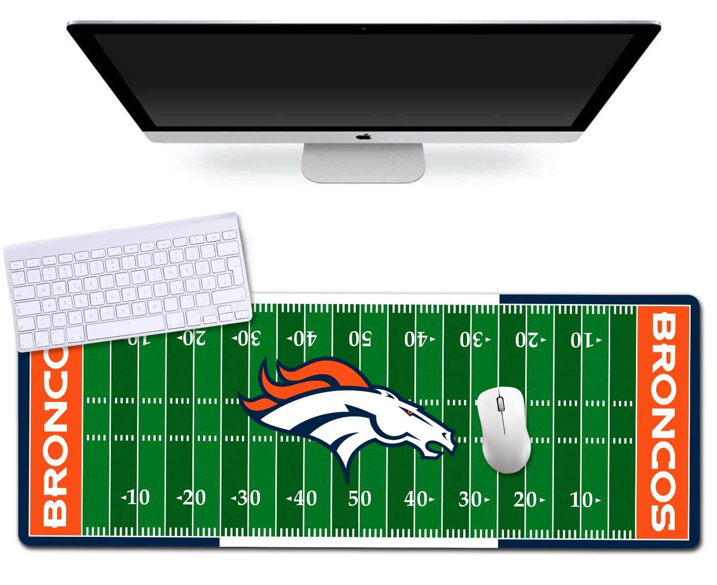 Large Gaming Mouse Pad, Mousepad with Non-Slip Rubber Base for Laptop Computer Desktop