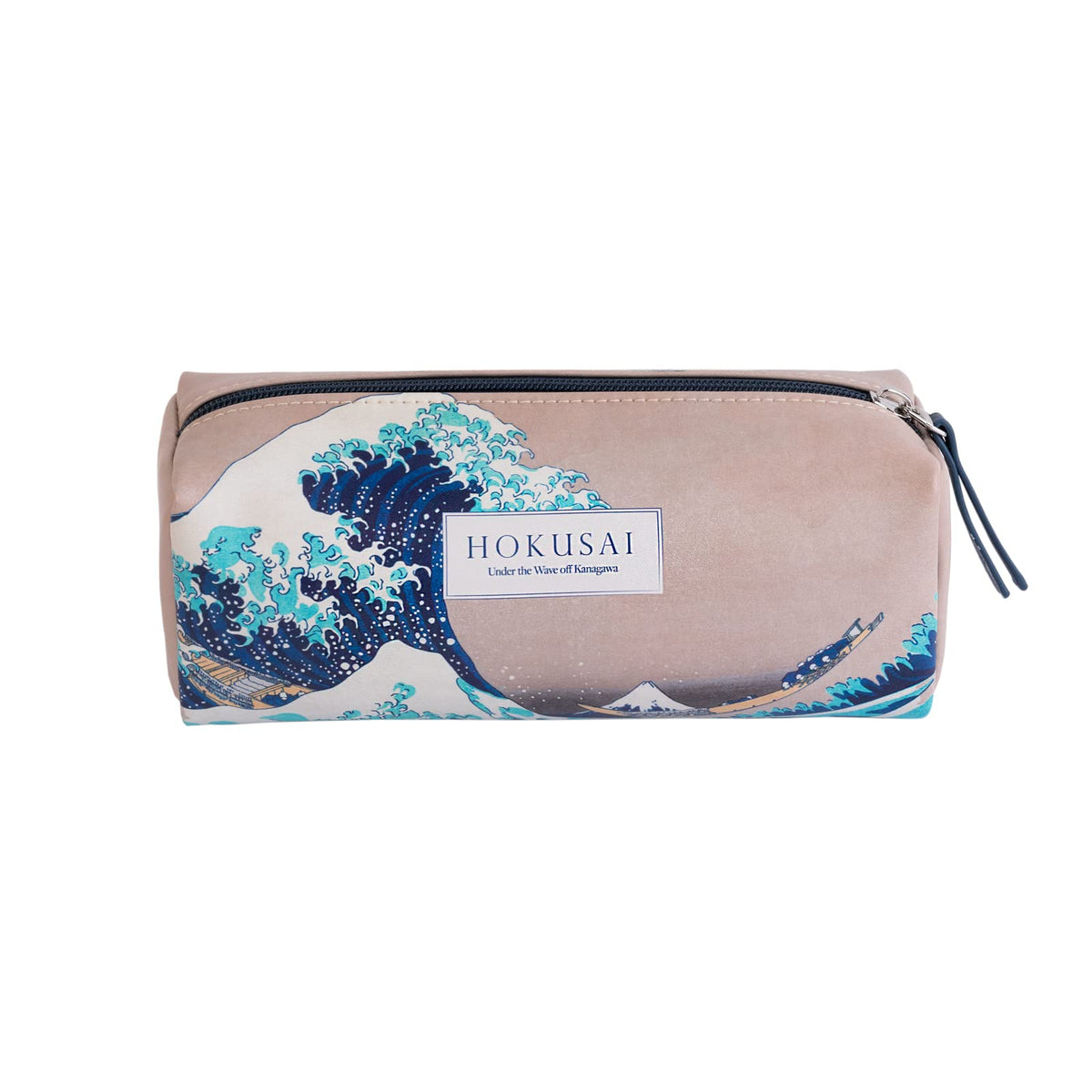 Kokonote Case, Hokusai, 8 x 3 x 3 inches - 21 x 7.5 x 7.5 cm, Zipper case