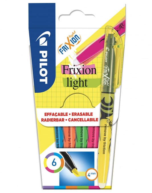PILOT Frixion Light Textmarker - 6er Set