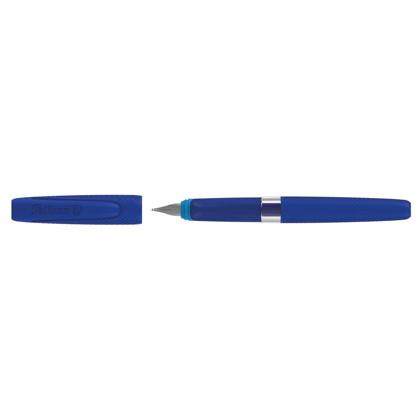 Pelikan ILO 817837 Fountain Pen for Right-Handed and Left-Handed Users, Blue, Cartridge Fountain