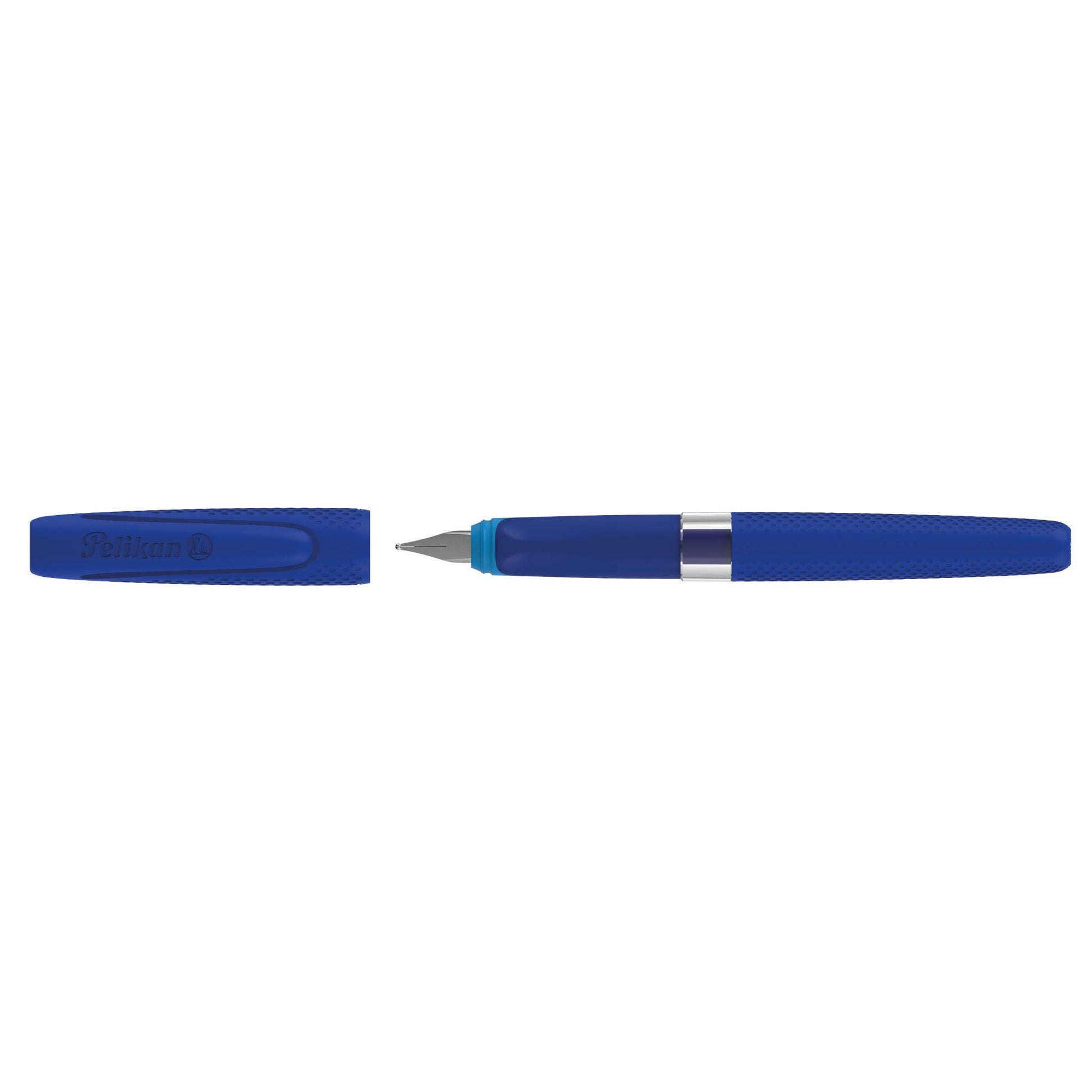 Pelikan ILO 817837 Fountain Pen for Right-Handed and Left-Handed Users, Blue, Cartridge Fountain